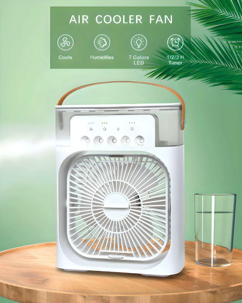 Multifunctional 3 In 1 Cooler : Fan + Cooler + Humidifier