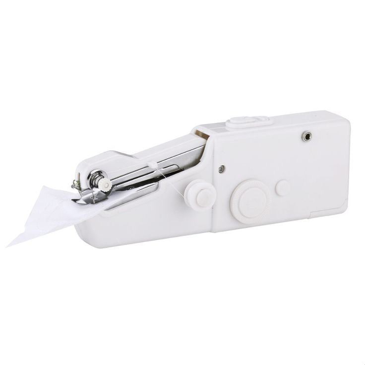 Stitch Handheld Cordless Portable White Sewing Machine